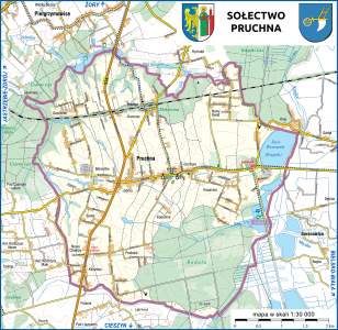 Mapa Sołectwa Pruchna